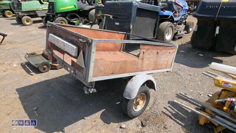 Single axle trailer