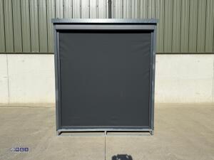 BBQ house outdoor cooking station c/w electric roller shutter door (unused) - 19