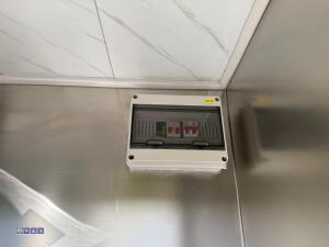 BBQ house outdoor cooking station c/w electric roller shutter door (unused) - 24