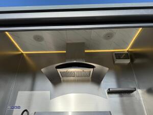 BBQ house outdoor cooking station c/w electric roller shutter door (unused) - 27