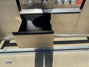 BBQ house outdoor cooking station c/w electric roller shutter door (unused) - 33