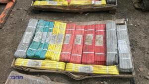 Tray of 22pcs webbing slings (unused) - 4