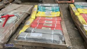 Tray of 22pcs webbing slings (unused) - 7