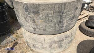 4 x loading shovel tyres (23.5 x 25) - 6