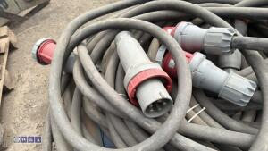 Quantity of electrical extension cables - 4