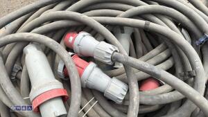 Quantity of electrical extension cables - 5