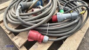 Quantity of electrical extension cables - 4