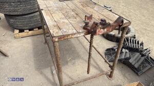 Workbench c/w vice & RIGID pipe vice - 6