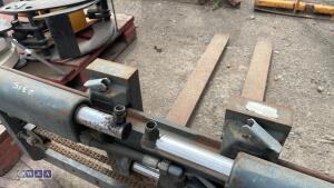 Forklift tines c/w backplate - 6