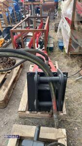 RAMMER hydraulic machine breaker c/w lines (45mm pins) - 4