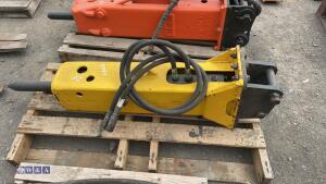 ATLAS COPCO RX3 hydraulic machine breaker c/w hoses (30mm pins - 4