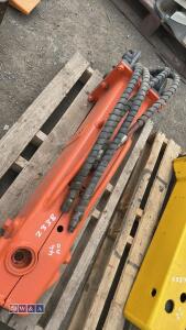 NPK hydraulic machine breaker c/w hoses (40mm pins) - 4