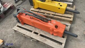 NPK hydraulic machine breaker c/w hoses (40mm pins) - 5