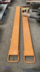 Forklift tine extensions - 4