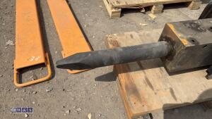 BK hydraulic machine breaker c/w lines (45mm pins) - 4