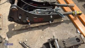 BK hydraulic machine breaker c/w lines (45mm pins) - 5