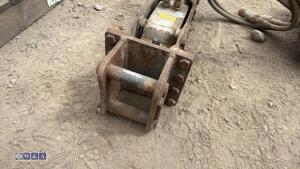 DEAMO hydraulic machine breaker c/w lines (30mm pins) - 4