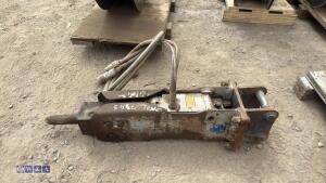 DEAMO hydraulic machine breaker c/w lines (30mm pins) - 8
