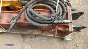 TOMAR hydraulic machine breaker c/w lines (30mm pins) - 5