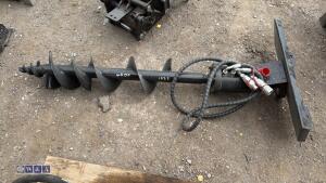 Hydraulic auger c/w lines - 4