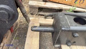 JCB hydraulic machine breaker c/w lines (25mm pins) - 4