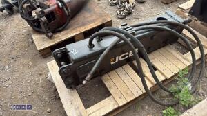 JCB hydraulic machine breaker c/w lines (25mm pins) - 6