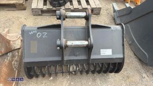3ft riddle bucket to suit 5-6t excavator (50mm pins) - 6