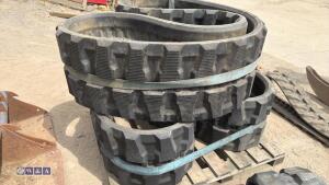 Pair of rubber tracks to suit Takeuchi (400 x 74 x 72.5kg) - 4