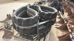 Pair of rubber tracks to suit Takeuchi (400 x 74 x 72.5kg) - 6