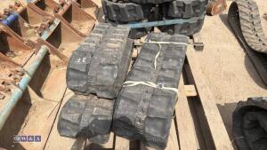 Pair of rubber tracks (300 x 52.5W x 78) - 5
