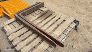 JCB teletruck forklift tines - 4