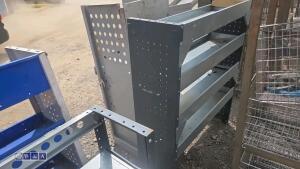 2 x sections of van racking - 3