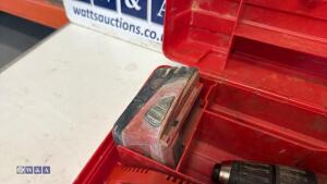 HILTI SFH22-A cordless drill c/w case (3241454) - 3