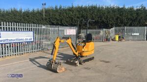 2022 jcb 8008 micro c/w 3 bucket