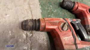 2 x HILTI TE6-A36 cordless breakers (3381074)(3333855) - 3