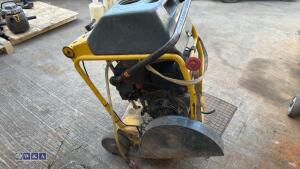 WACKER NEUSON petrol road saw c/w dust suppression bottle (3414114) - 3