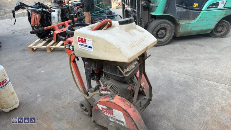 CLIPPER CS451 petrol road saw c/w dust suppression bottle (3408162)
