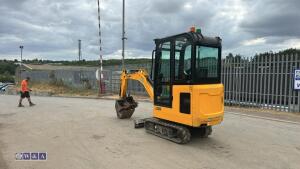 2021 jcb 15C(cabbed) c/w 3 bucket - 9