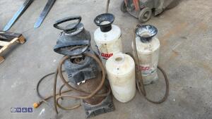 Quantity of dust suppression bottles