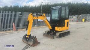 2022 jcb 16C(cabbed) c/w 3 bucket