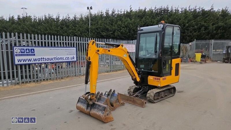 2021 jcb 15C(cabbed) c/w 3 bucket