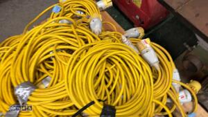 Pallet of 110v extension leads - 3