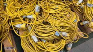 Pallet of 110v extension leads - 2