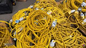 Pallet of 110v extension leads - 3