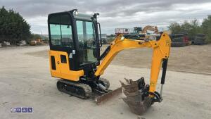 2021 jcb 15 c ( cabbed ) c/w 3 buckets - 5