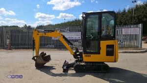 2022 jcb 15C(cabbed) c/w 3 bucket - 2