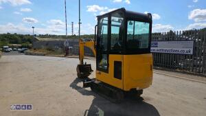 2022 jcb 15C(cabbed) c/w 3 bucket - 3
