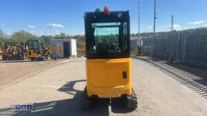 2022 jcb 16c (cabbed ) c/w 3 buckets - 4