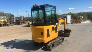 2022 jcb 16c (cabbed ) c/w 3 buckets - 5
