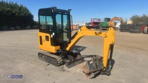 2022 jcb 16c (cabbed ) c/w 3 buckets - 16
